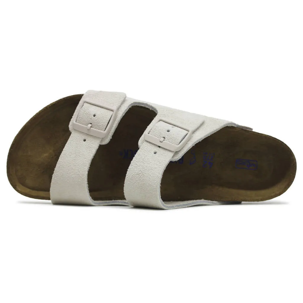 Arizona Suede Leather Unisex Slide Sandals