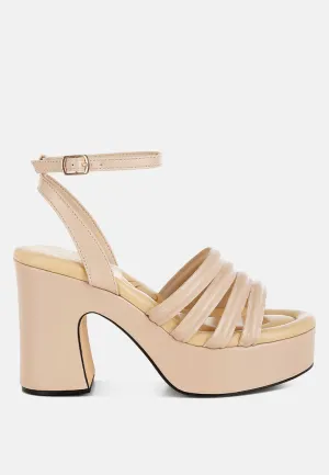 Athla Strappy High Platform Sandals By RAG