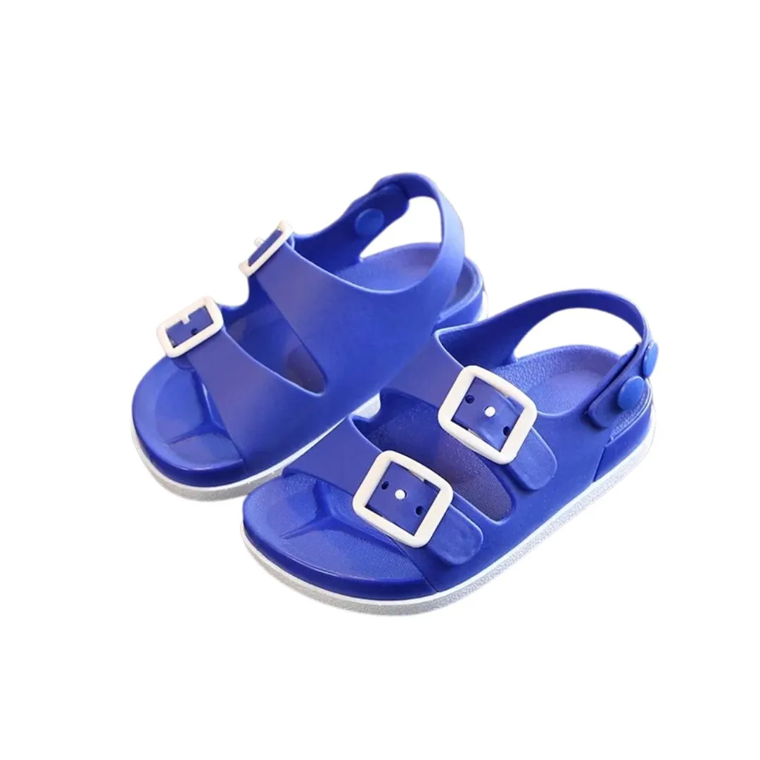 Blue beach sandals