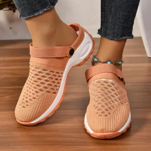 Breathable Mesh Round Toe Sneakers