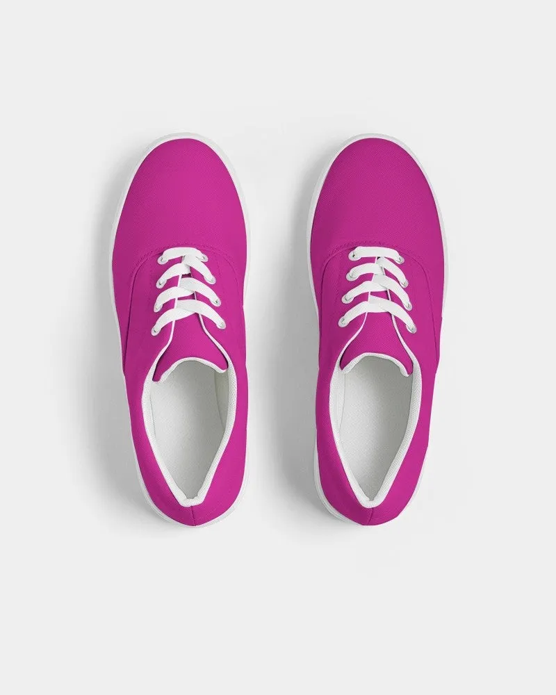 Bright Cool Magenta Women's Canvas Sneakers | Women's | Bright Pure Cool Magenta | C12M100Y0K0