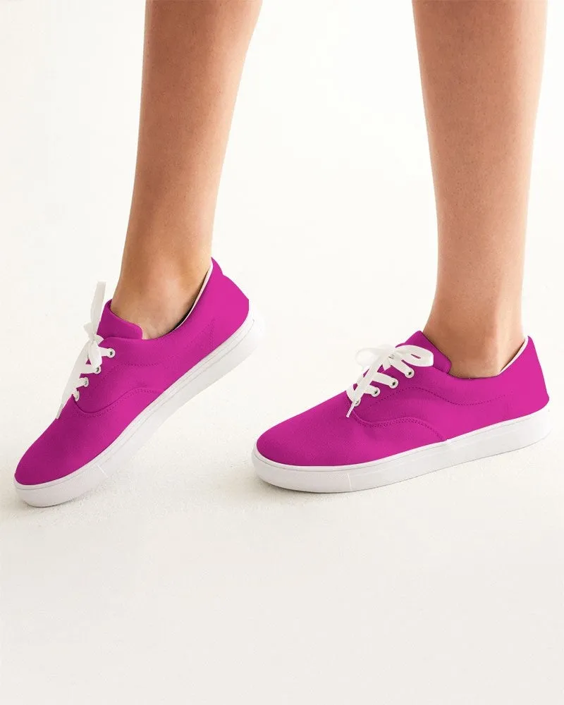 Bright Cool Magenta Women's Canvas Sneakers | Women's | Bright Pure Cool Magenta | C12M100Y0K0