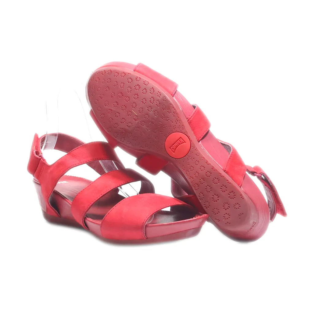 Camper High-Heel Sandals Leather Red Colour For Women