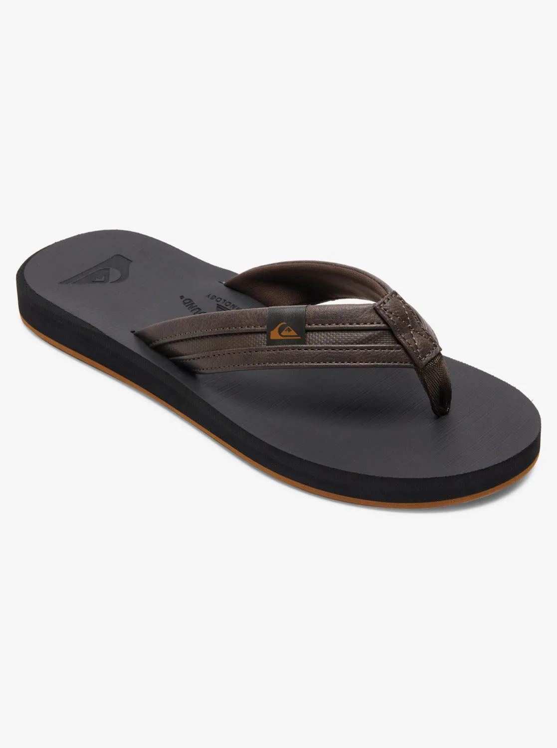 Carver Squish Sandals - Brown/Black/Brown