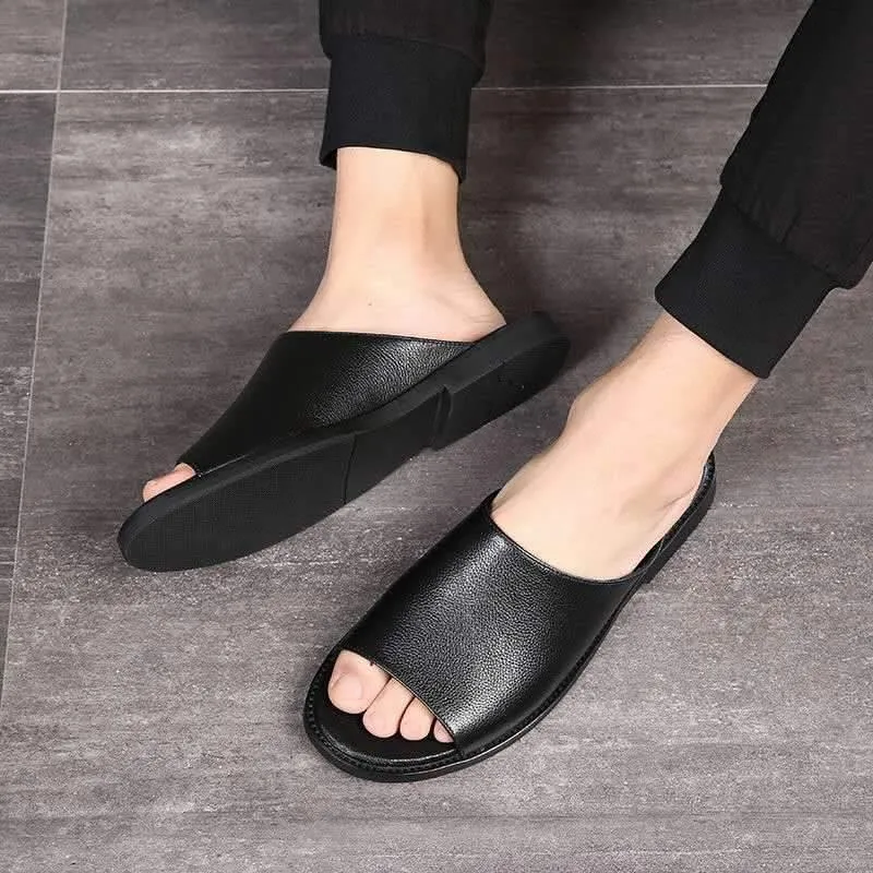 Casual Leather Slippers