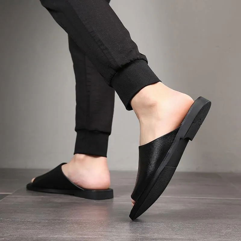 Casual Leather Slippers