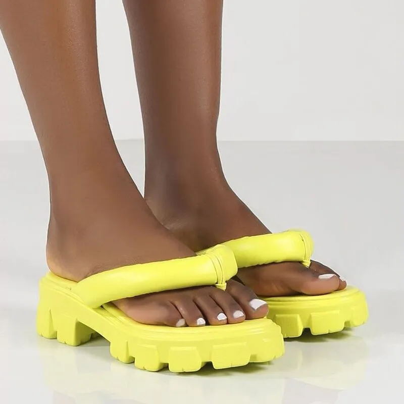 Chunky Platform Flip Flops