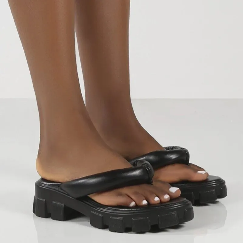 Chunky Platform Flip Flops