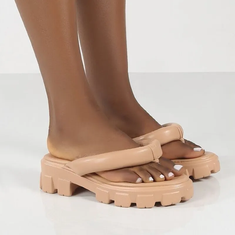 Chunky Platform Flip Flops