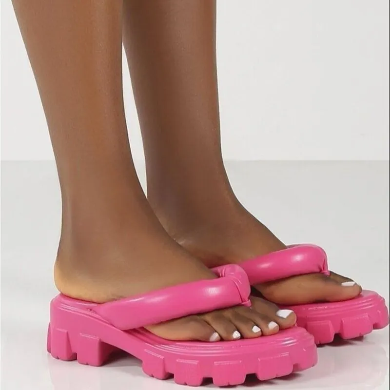 Chunky Platform Flip Flops