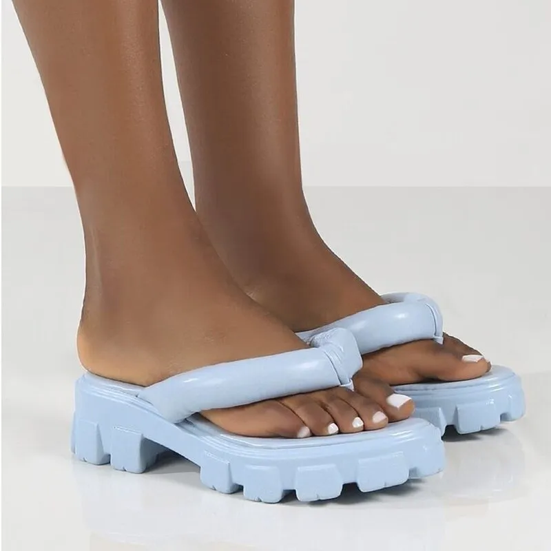 Chunky Platform Flip Flops