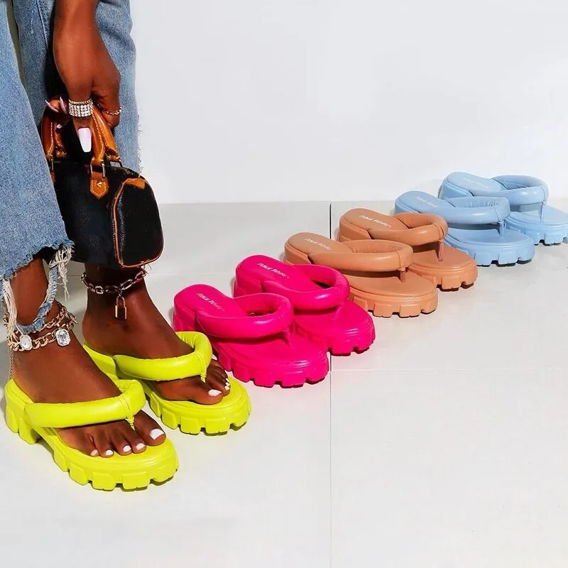 Chunky Platform Flip Flops