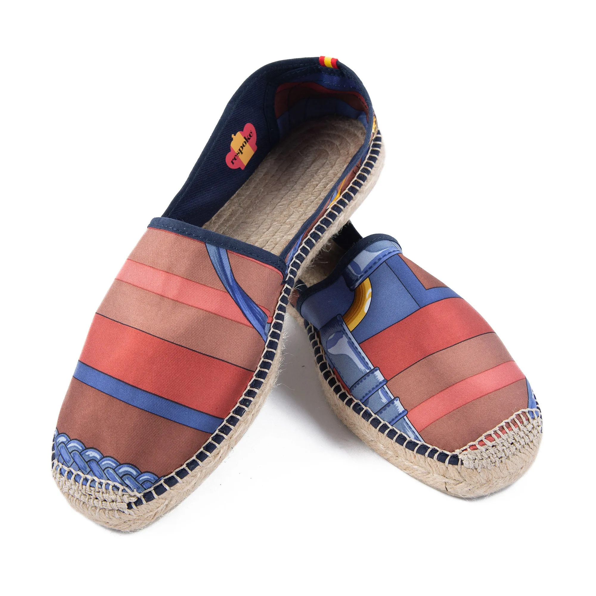 COACH Blue/Brick Classic Espadrilles