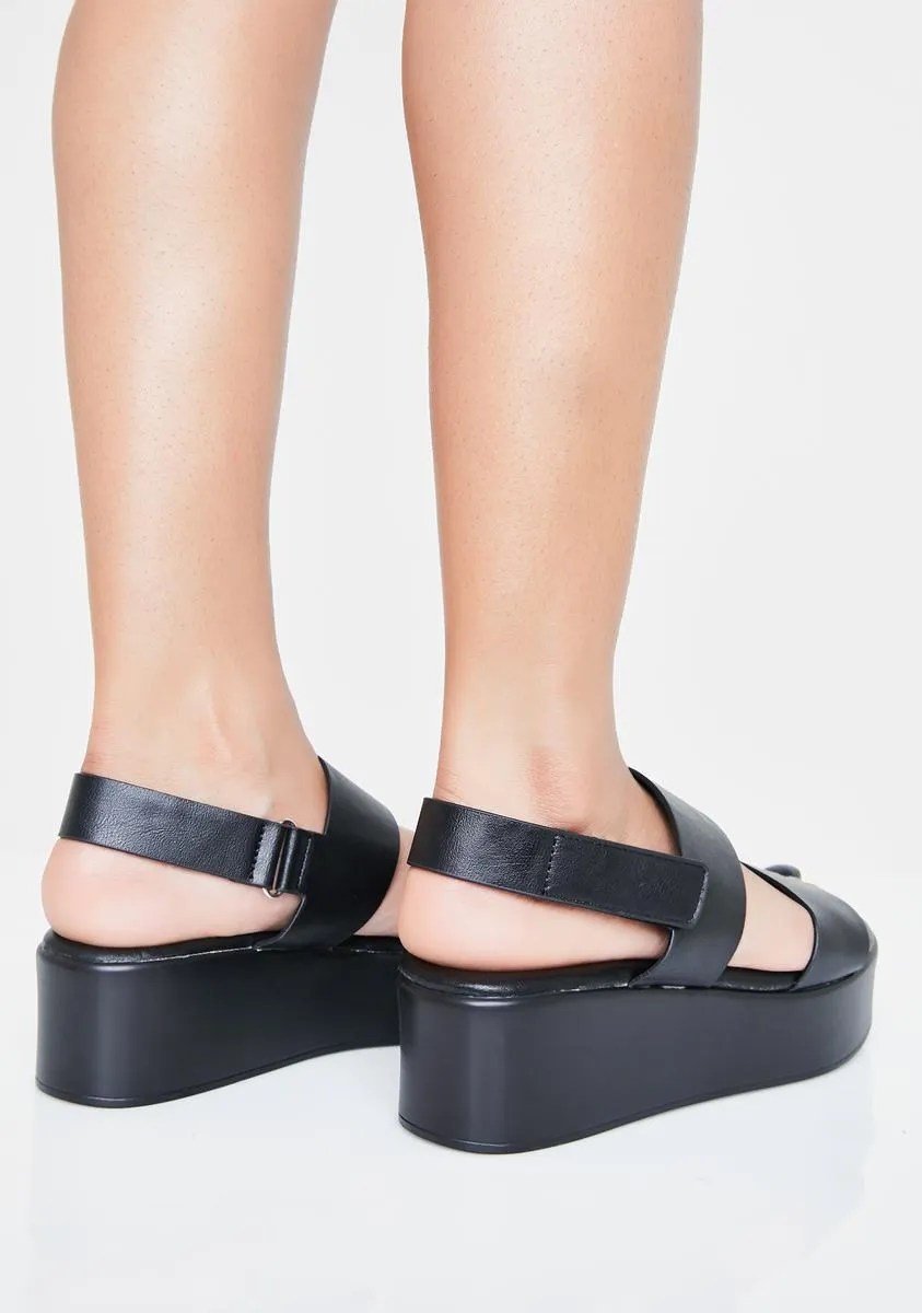 Coffee Break Platform Sandals