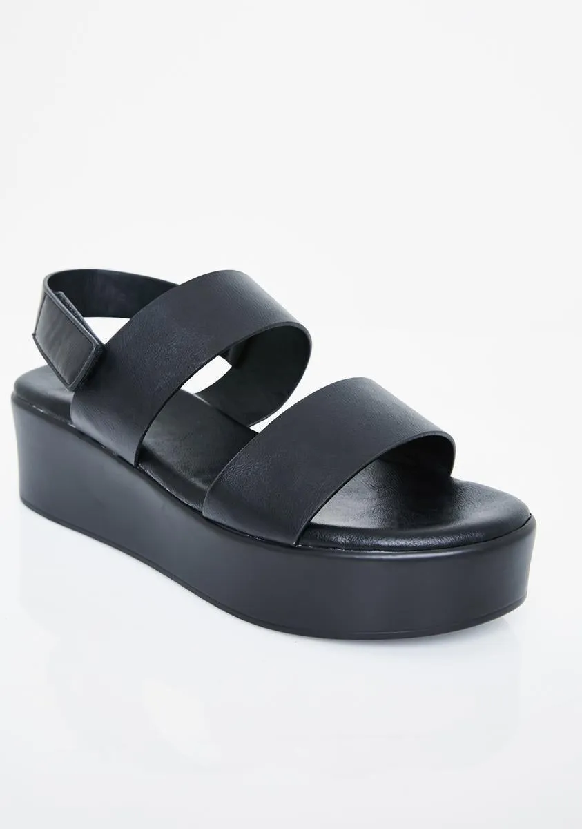 Coffee Break Platform Sandals