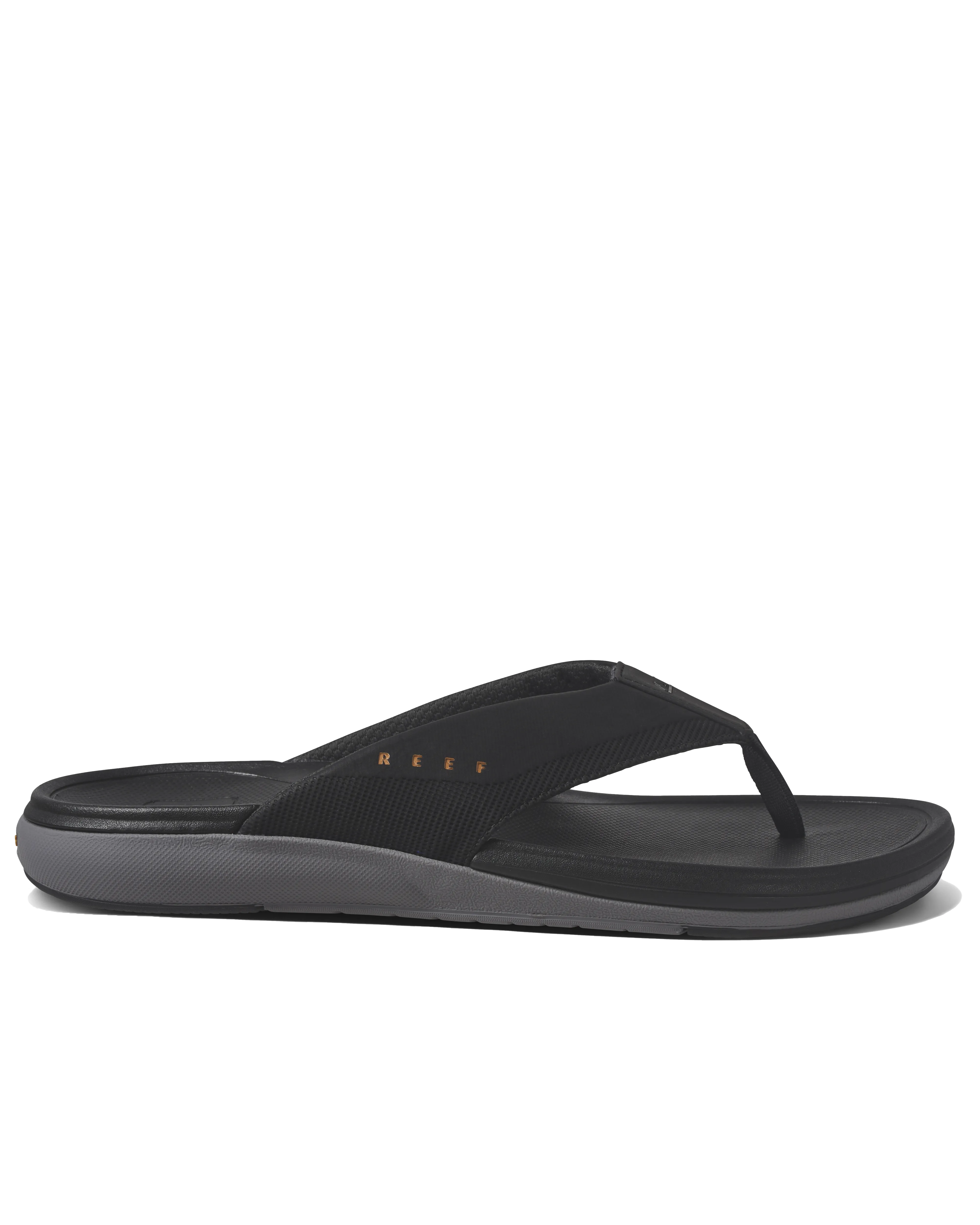 Cushion Norte Flip Flops in Dark Grey