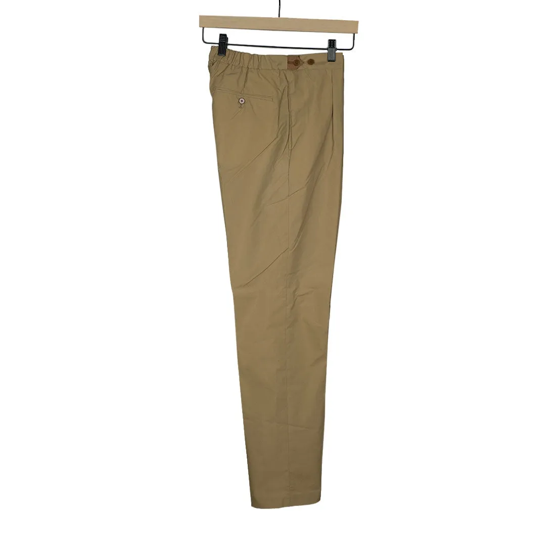 Easy pants in tan cotton/nylon