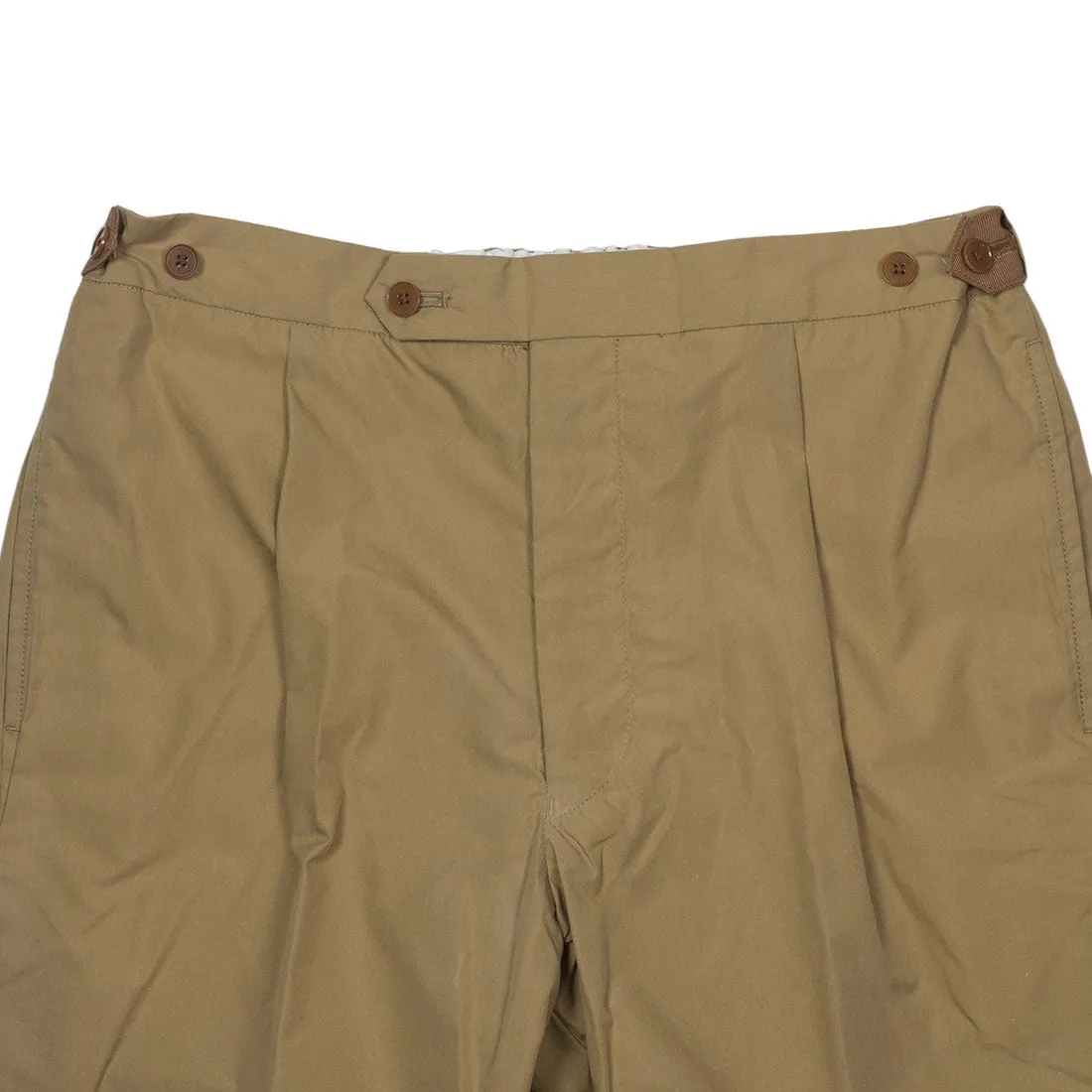 Easy pants in tan cotton/nylon