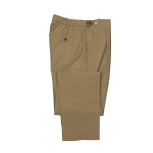 Easy pants in tan cotton/nylon