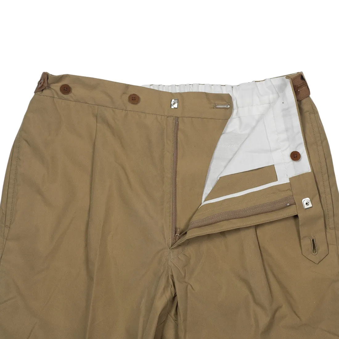 Easy pants in tan cotton/nylon