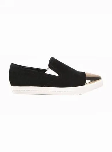 Emmalyn Metal Pointed Slip On Shoes