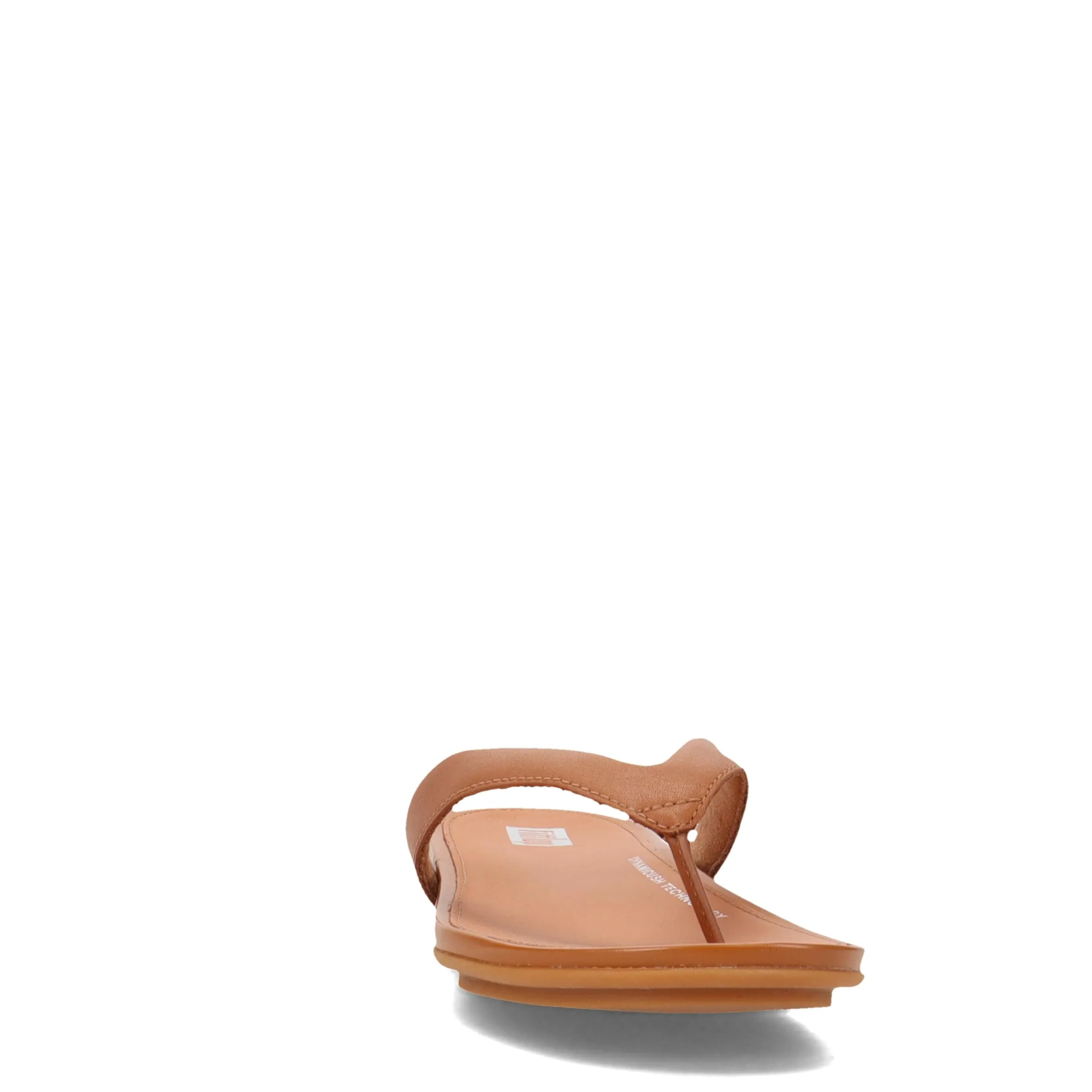 FitFlop EO8592-030 GRACIE LEATHER FLIP-FLOPS Light Tan