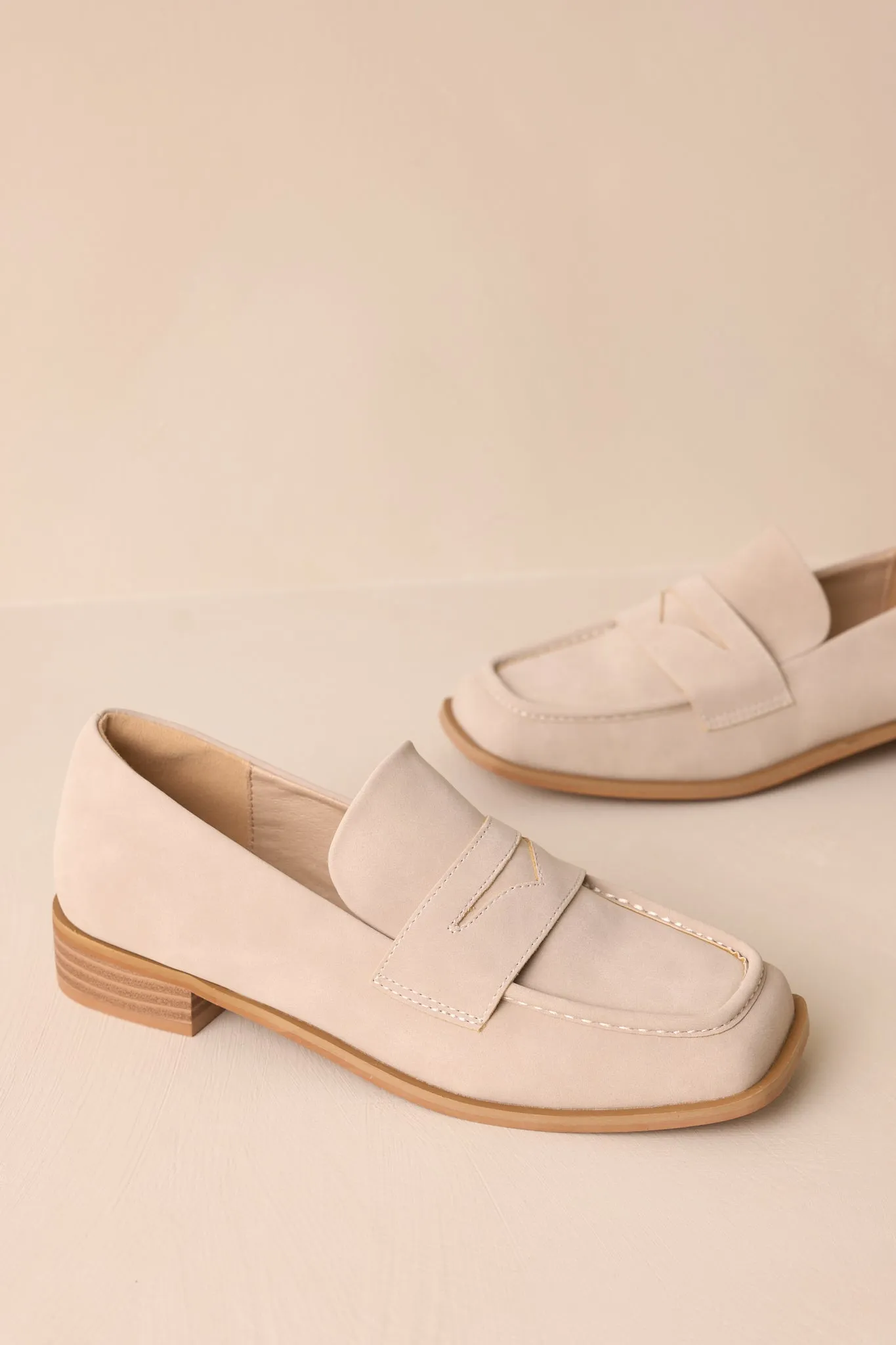 Good Memory Taupe Loafers