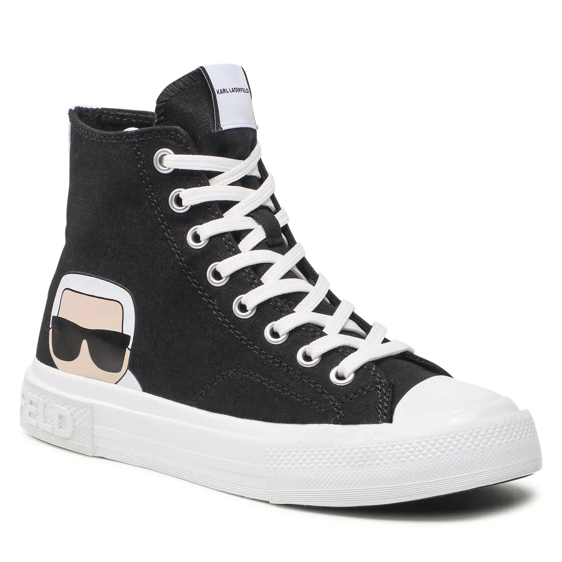 KARL LAGERFELD KAMPUS III SNEAKERS IN BLACK