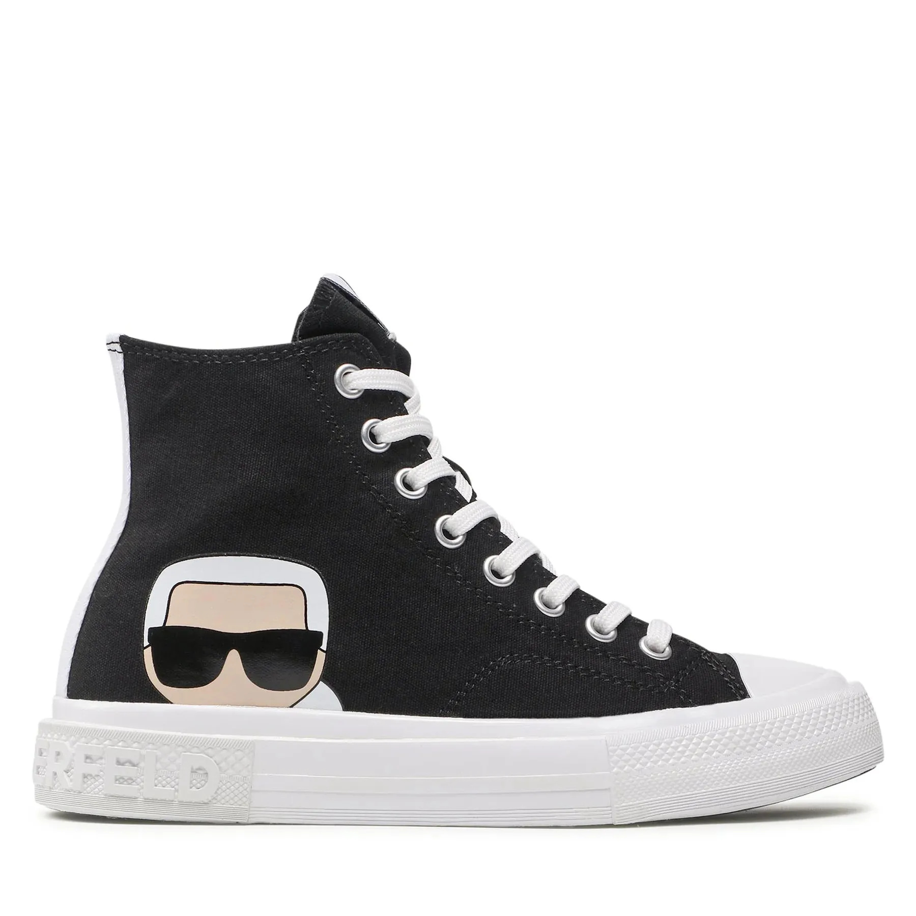 KARL LAGERFELD KAMPUS III SNEAKERS IN BLACK