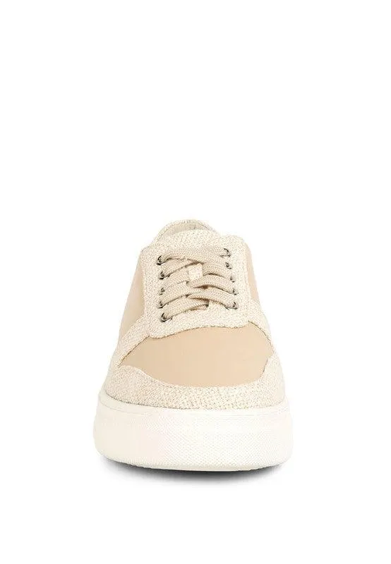 Kjaer Dual Tone Leather Sneakers