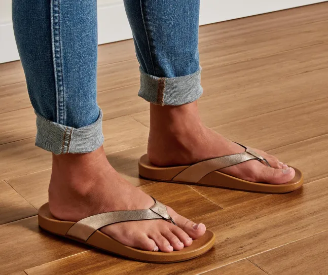 Kīpe‘a Women’s Leather Beach Sandals