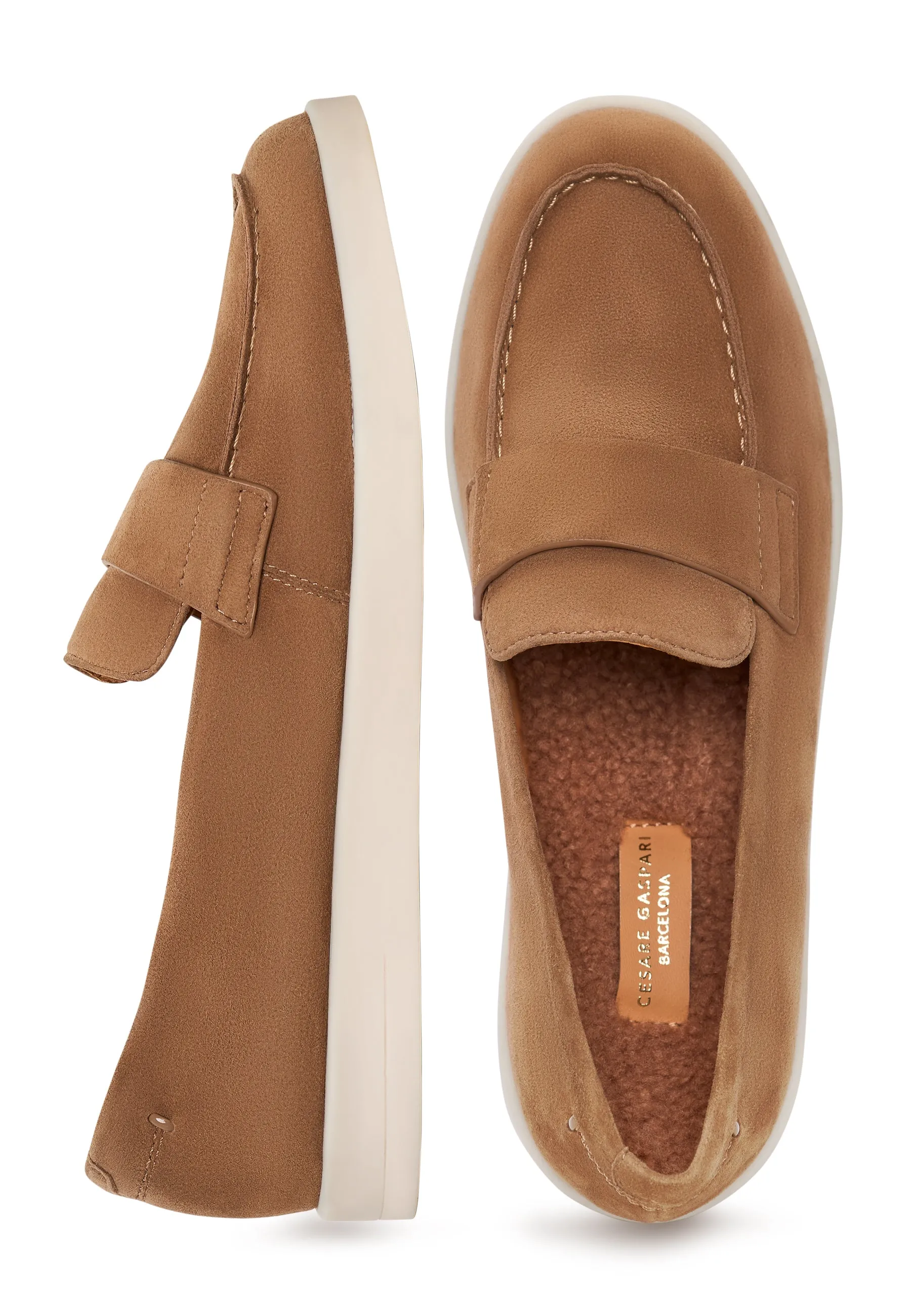 Low Platform Loafers Alaska - Beige