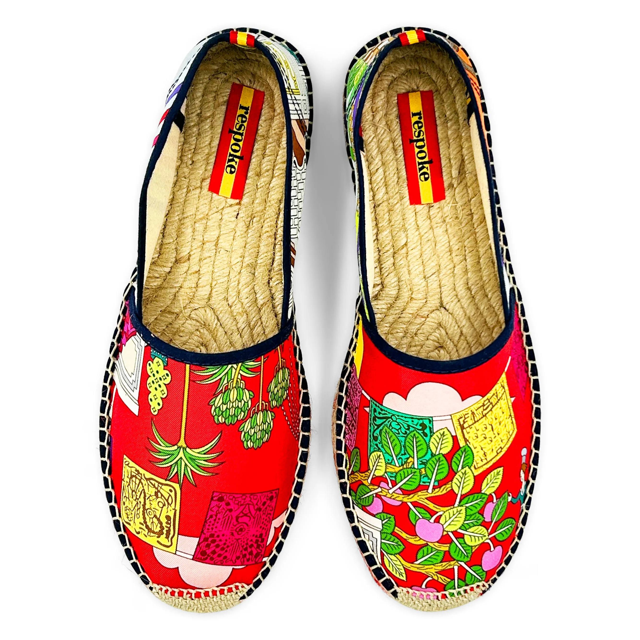 MAISON Red Classic Espadrilles