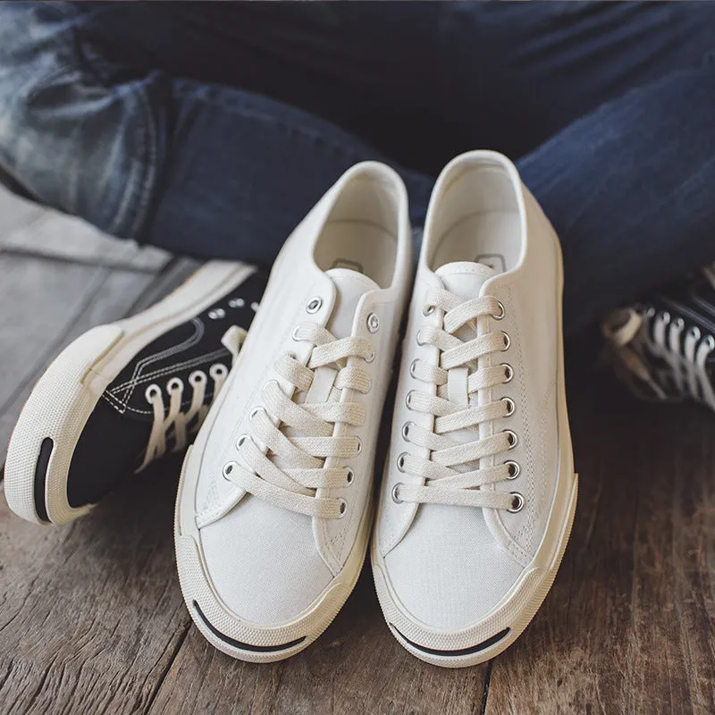 Men Minimalist Fashion Casual Canvas Skate Shoes