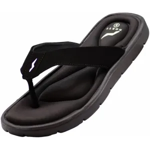 Mens Memory Foam Sandal Black