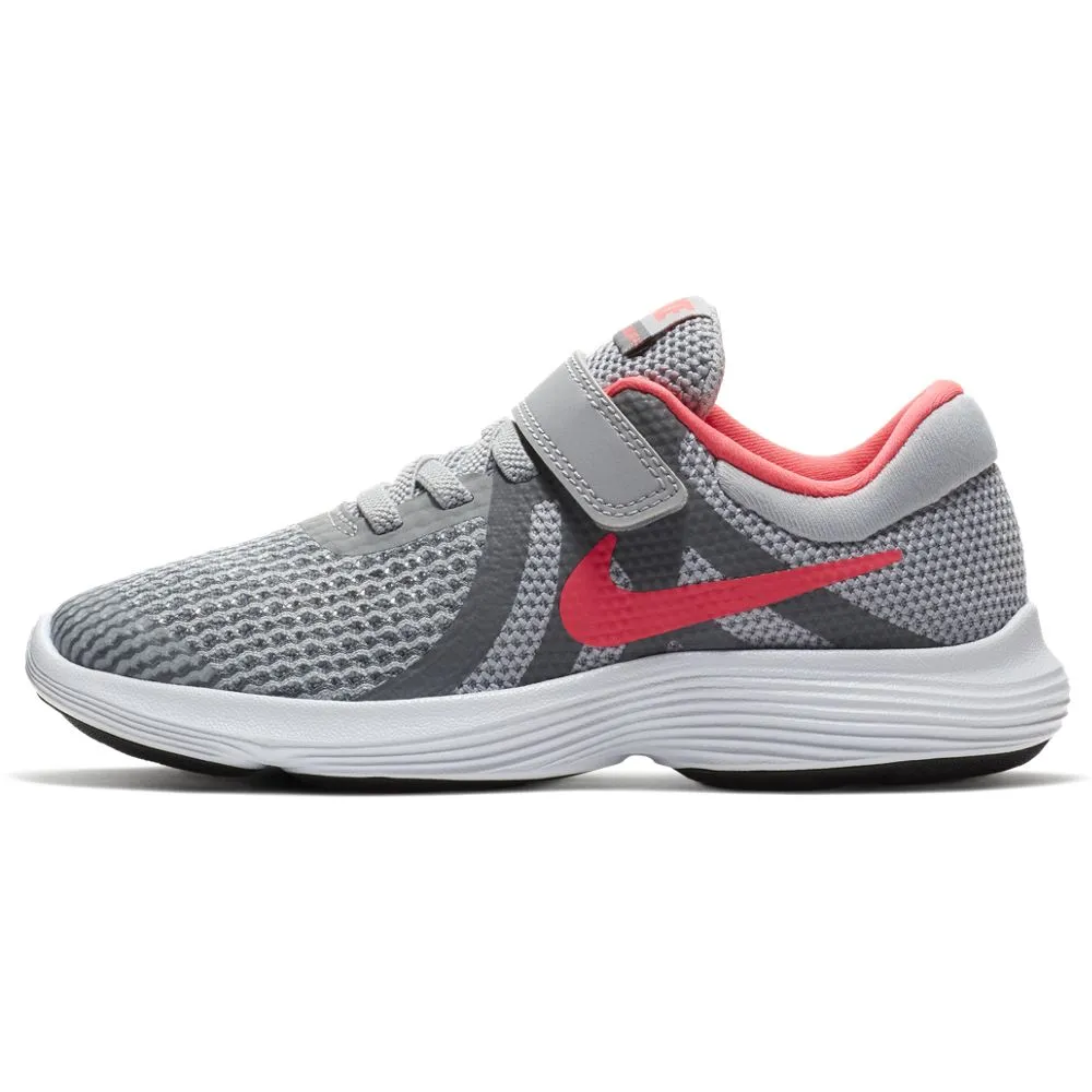 Nike Wolf Grey/Racer Pink Revolution Children's Sneaker