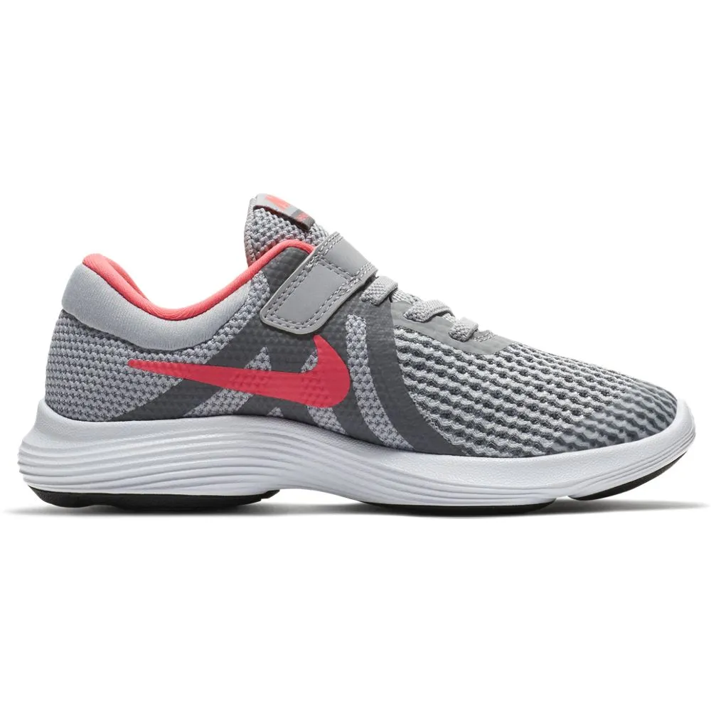 Nike Wolf Grey/Racer Pink Revolution Children's Sneaker