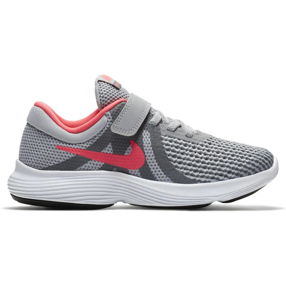 Nike Wolf Grey/Racer Pink Revolution Children's Sneaker