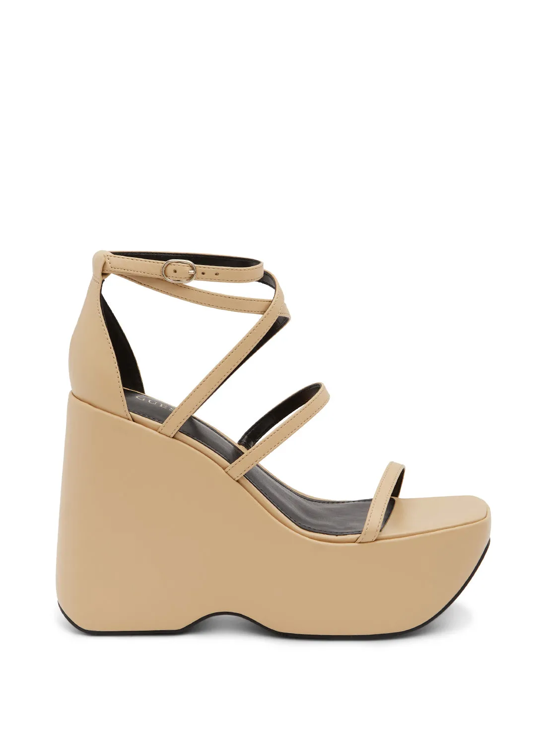 Nude Angelli Platform Heels