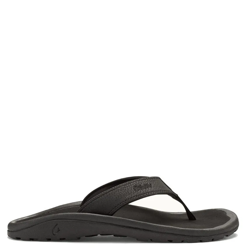 Olukai Men's 'Ohana Sandal - Black/Black 10110-4040