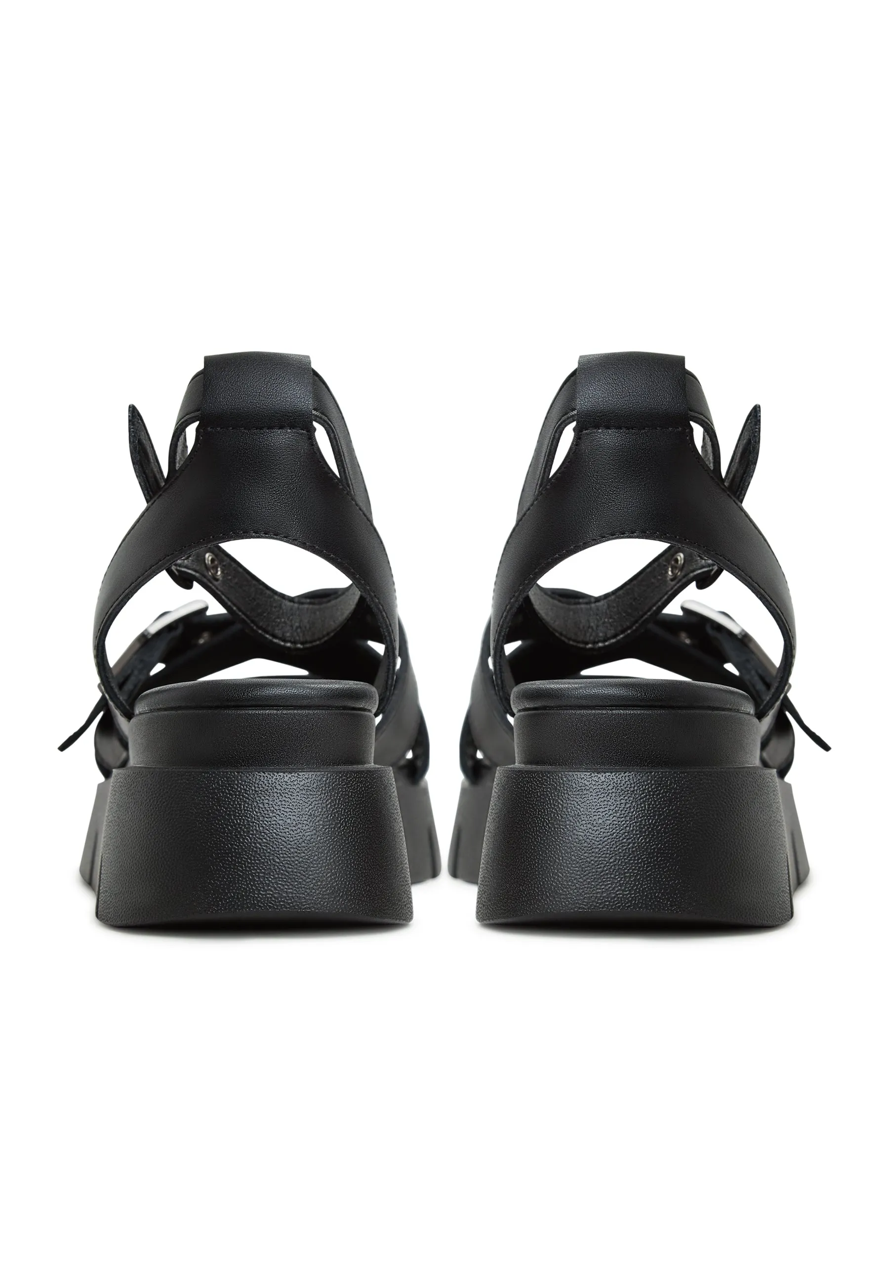 Platform Leather Sandals