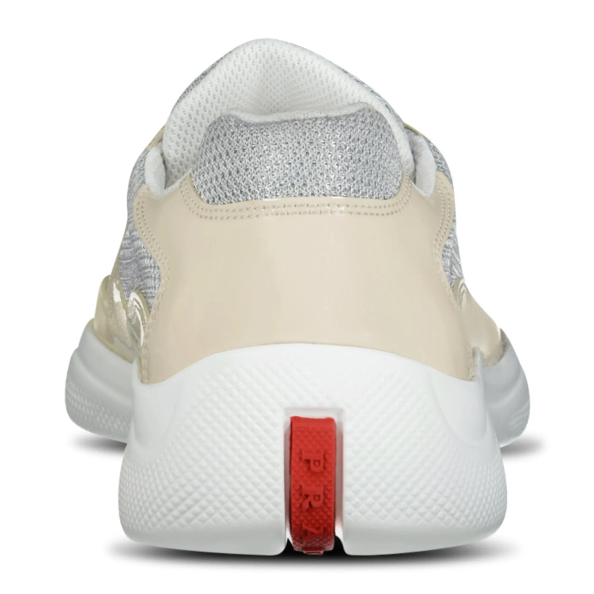 Prada Americas Cup Sneakers Beige & Grey Mesh