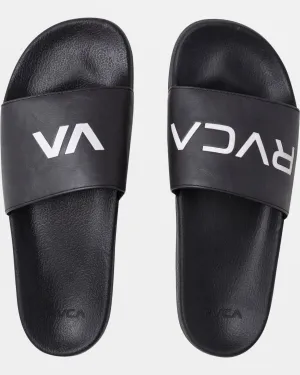 RVCA Sport Slides - Black/White