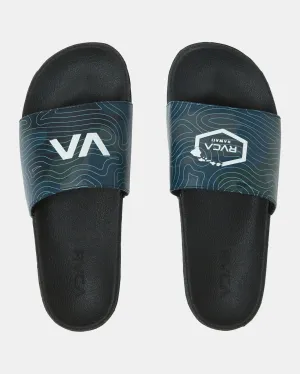 RVCA Sport Slides - Hawaii Topo Camo