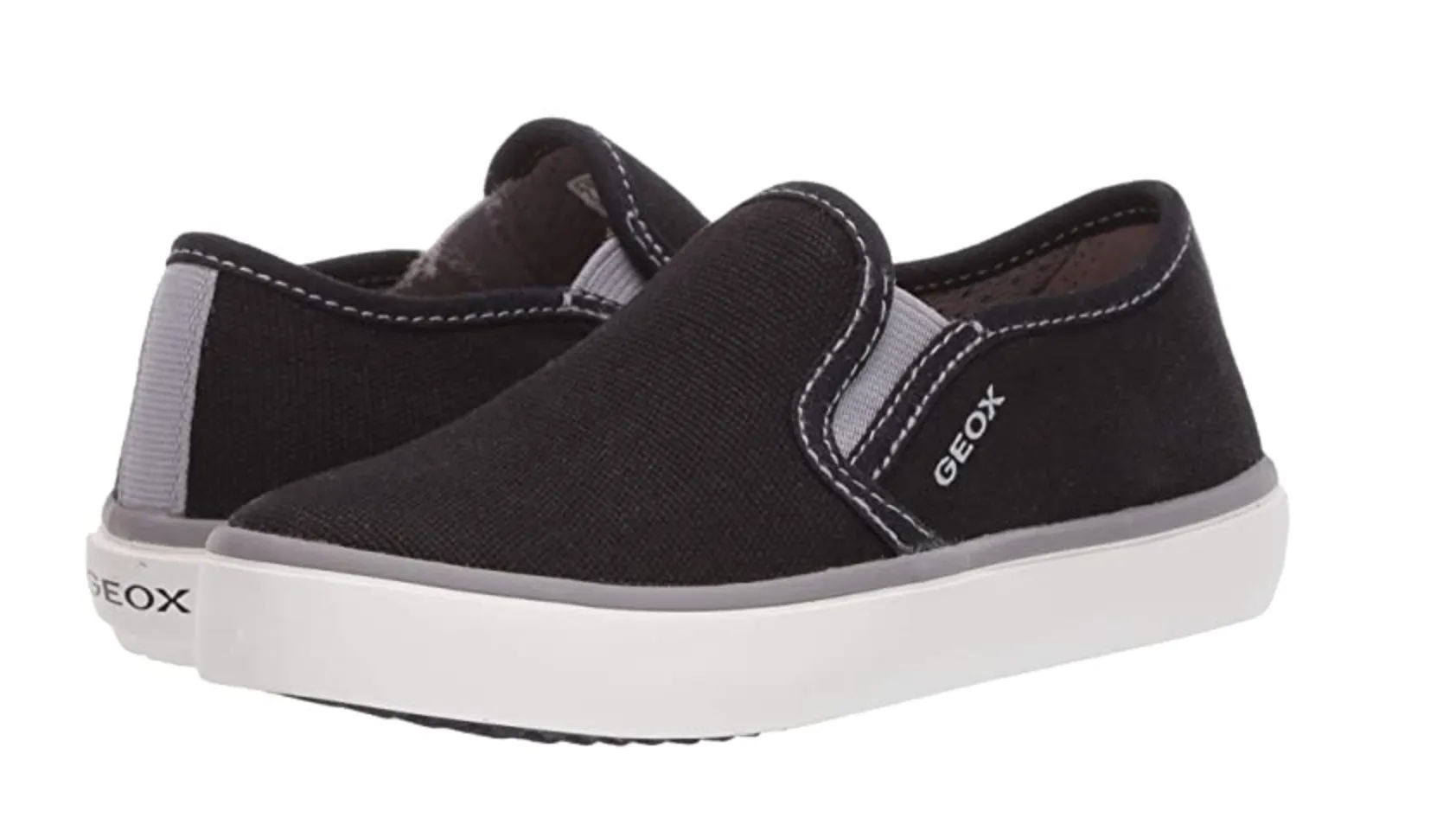 SALE Geox J Kilwi Canvas Flat Sneaker