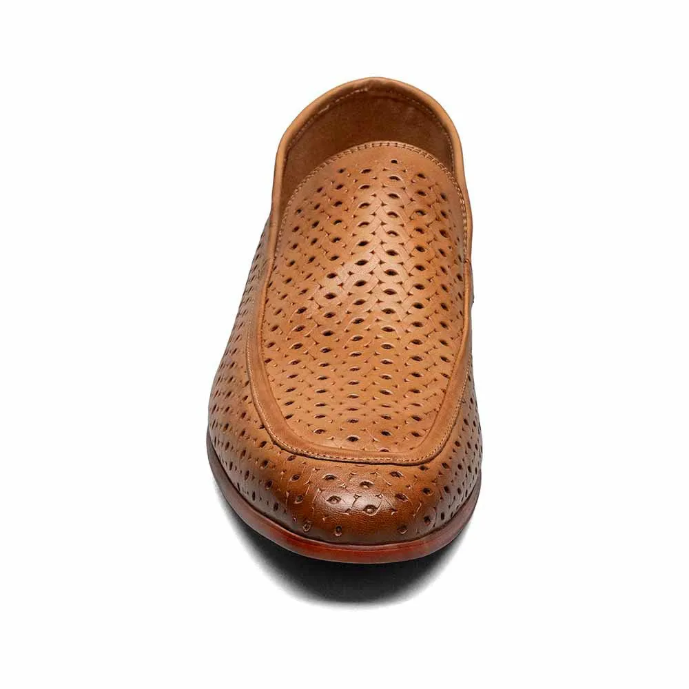 Stacy Adams Natural WINDEN Moc Toe Perf Men's Slip On