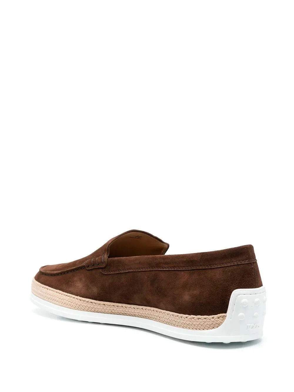 Suede slip-on loafers