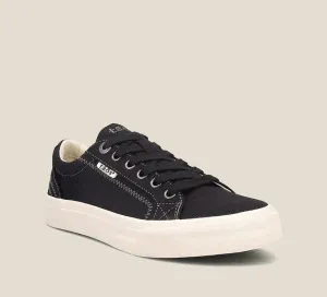 Taos Women's Plim Soul Canvas Sneakers- Black Campus