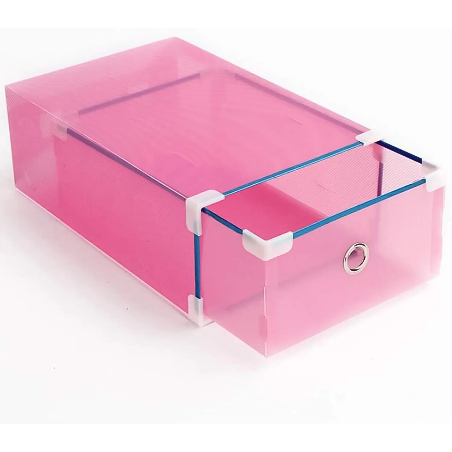 Transparent Drawer Style Shoe Storage Box (1 Pc)