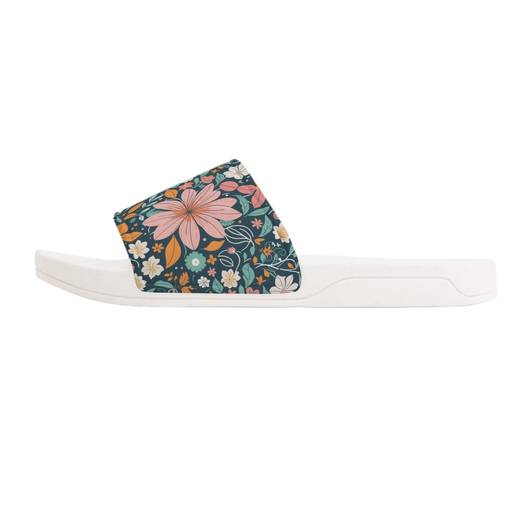 Wild Flowers Womens Slide Sandals